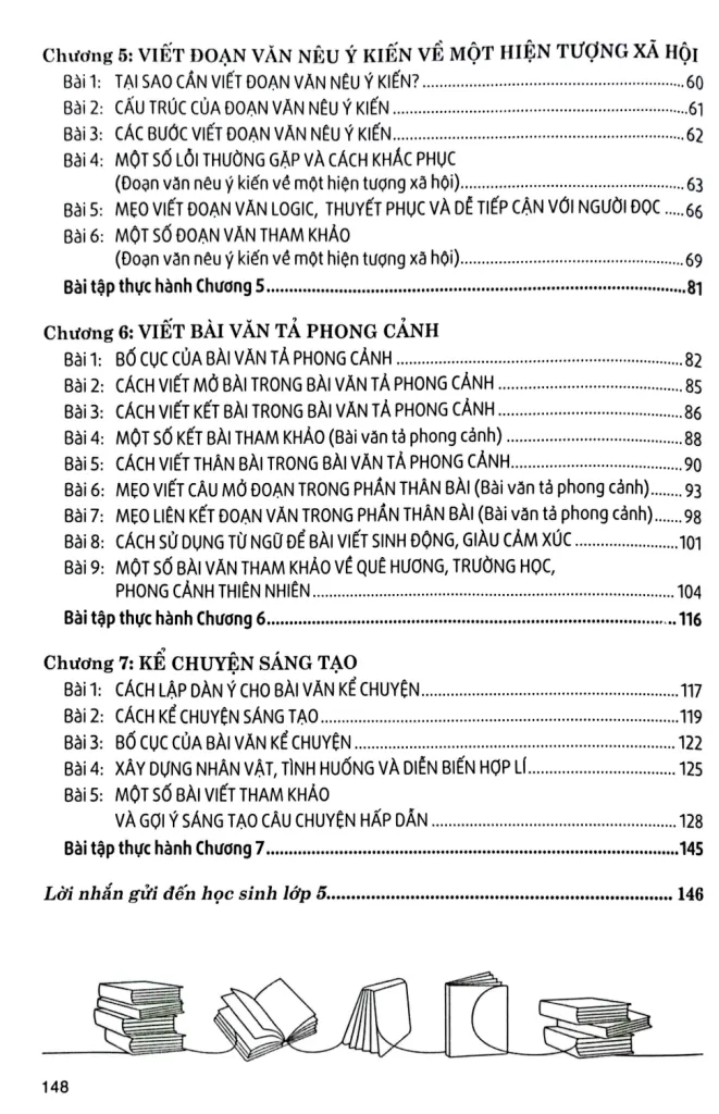 VIẾT VĂN KHÔNG KHÓ - BÍ KÍP CHINH PHỤC TIẾNG VIỆT LỚP 5 (Dùng chung cho các bộ SGK hiện hành)